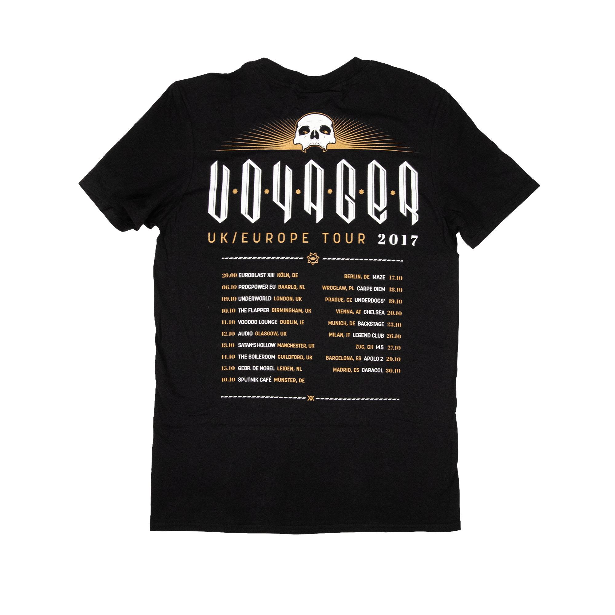 UK/EU 2017 Tour Tee - Black