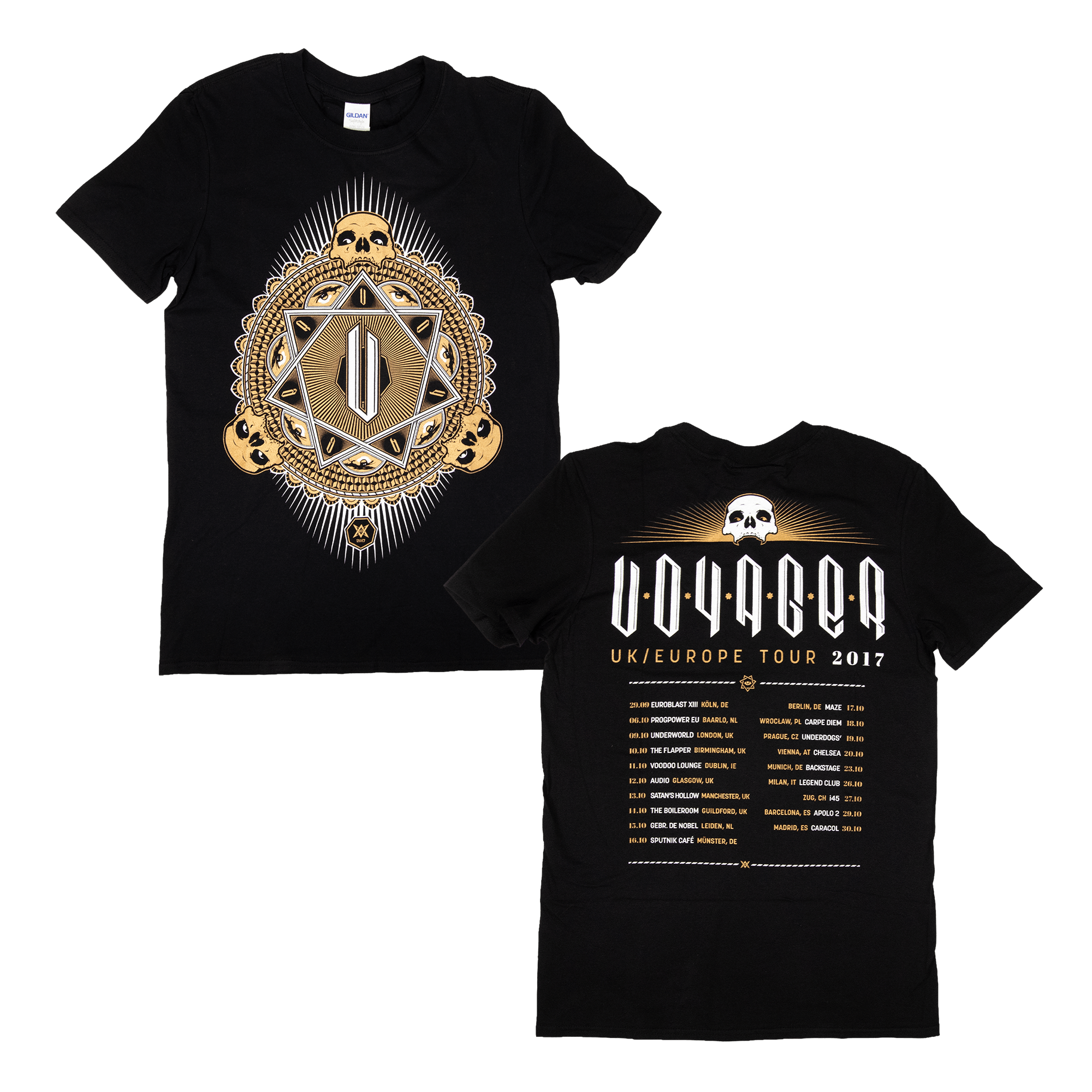 UK/EU 2017 Tour Tee - Black