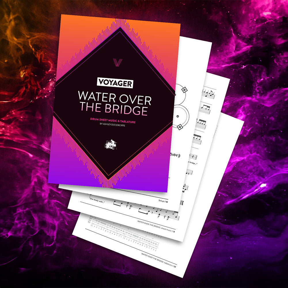 Water Over The Bridge Drum Tab